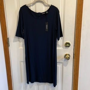 Jones & Co Jones New York Navy Blue Dress size medium